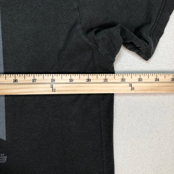 Ames Bros T‎ Shirt Men's L Gray Airplane Graphic Print 100% Cotton Monotone - Picture 8 of 10